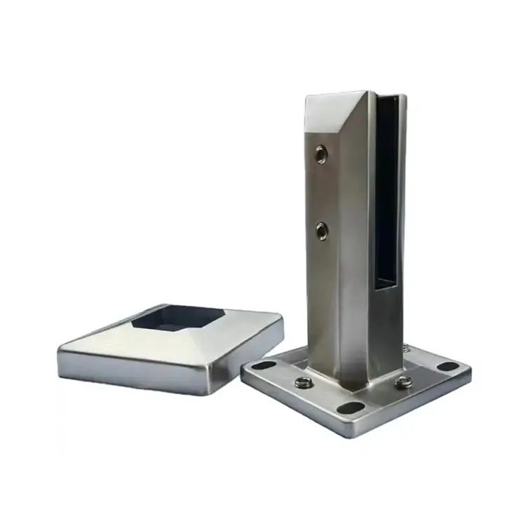 Sbigot rheiliau gwydr addasadwy