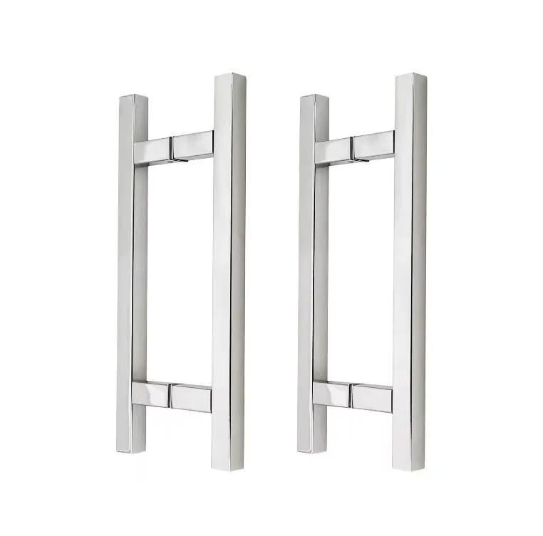 Dolen Drws Ystafell Ymolchi Gwydr Frameless