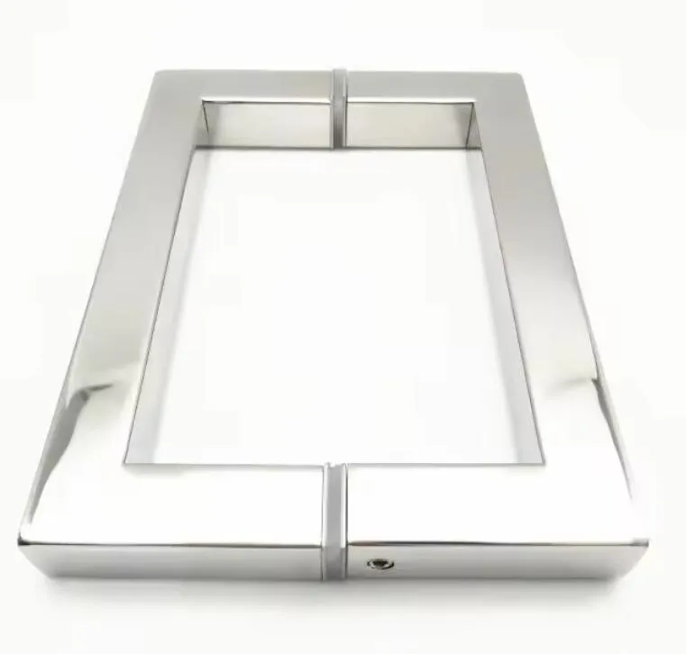 Dolen Drws Gwydr Arddull Sgwâr